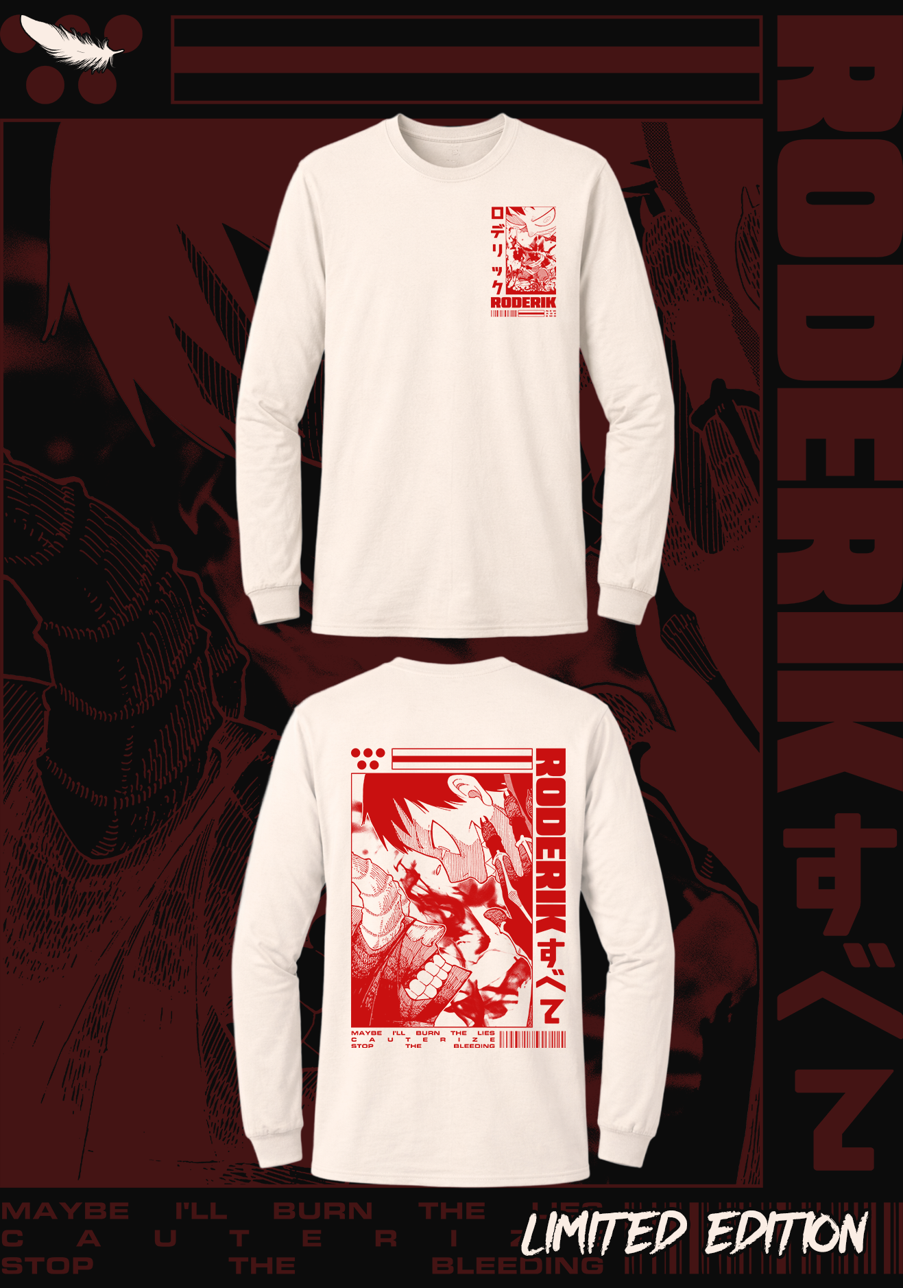 LIMITED EDITION "Everything Demons" Long Sleeve Tee